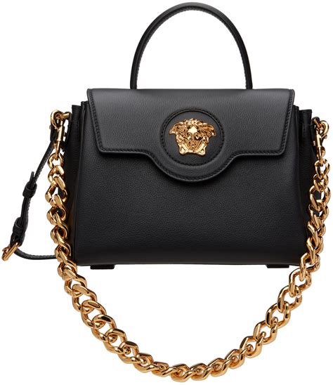 portamonete versace black medusa|versace la medusa purses.